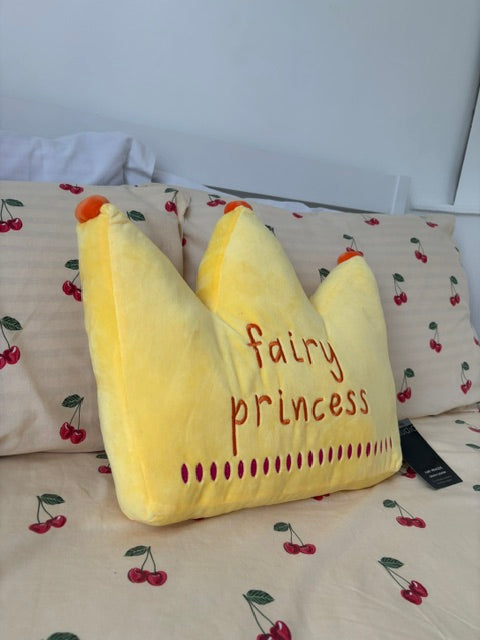 Studio Fairy Princess Crown Kids Cuddly Cushion